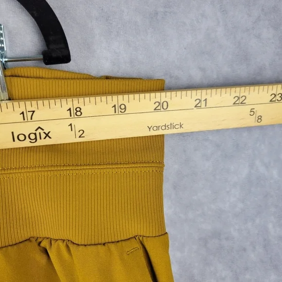 Athleta Nolita Wide Leg waistband Women's pants in Brass Yellow Size 20 #1 - Picture 11 of 14